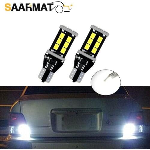 2pcs T15 led LED Bulb Car Backup Reverse Lights for Toyota C-HR Corolla Rav4 Yaris Avensis Camry CHR Auris Hilux 921 W16W