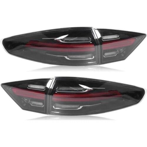 Turn Signal LED Tail Lights Assembly High Brightness Smoky Lens IP67 Waterproof Fit for Ford Fusion 2013-2016 LED Tail Lights