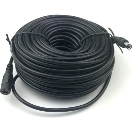Uvusee cctv 20meters 2.1x5.5mm Dc 12v Power Extension Cable for Cctv Security Cameras Audio Camera Ip Camera Dvr Standalone