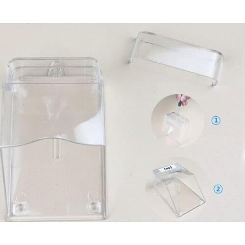 1 Pc Waterproof Cover for Wireless Doorbell Door Bell Ring Chime Button Transparent