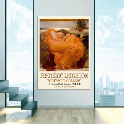 Orange Museum Exhibition Poster Frederick Leighton Painting
