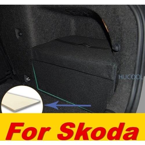 For Skoda Superb 2013-15 trunk storage baffle storage partition storage box