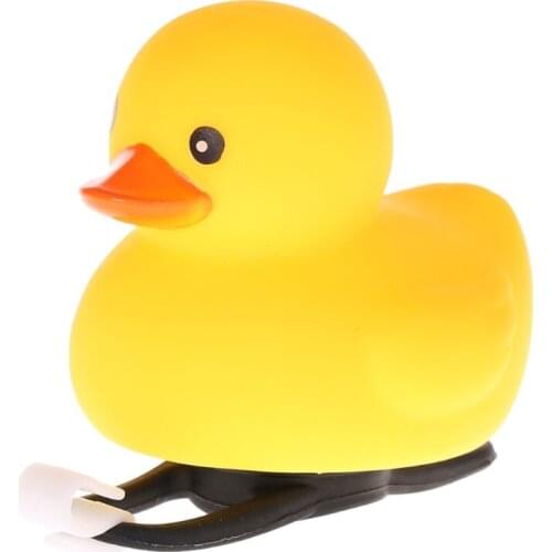 Yellow Duck Bicycle Bells Head Lights Mountain Bike Handlebar Cartoon Ring