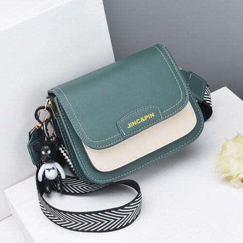 Lady Fashion Small Messenger Bags 2021 New Pu Leather Mobile Patchwork Shoulder Crossbody Bag Female Girls