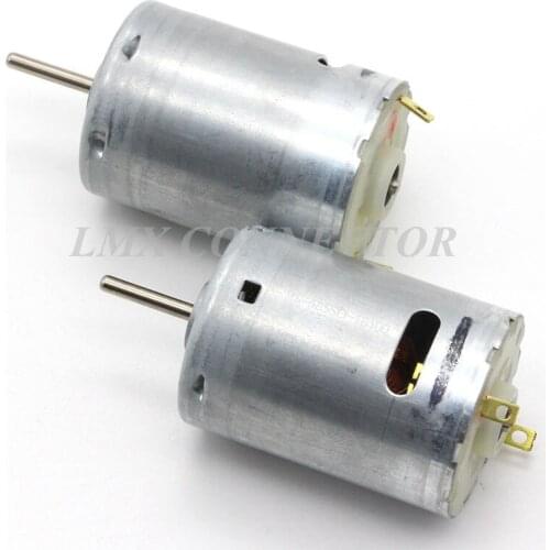 2PCS RS-385SD-18100 Motor 6-35V 6900RPM 12V 27.5*38mm