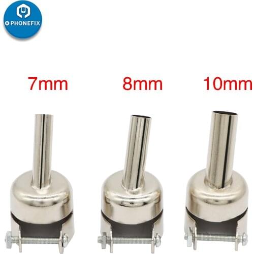 45 Degree Nozzles 3/4/5/7/8/10mm Hot Air Soldering Station for Mobile Phone Motherboard Repair
