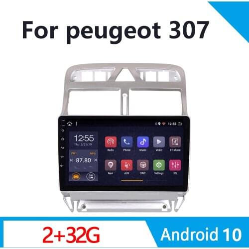 Android 9.1 Car MP5 Player GPS Navigation Multimedia stereo WiFi Video For peugeot 307 307CC 307SW Radio 2002-2013 car stereo