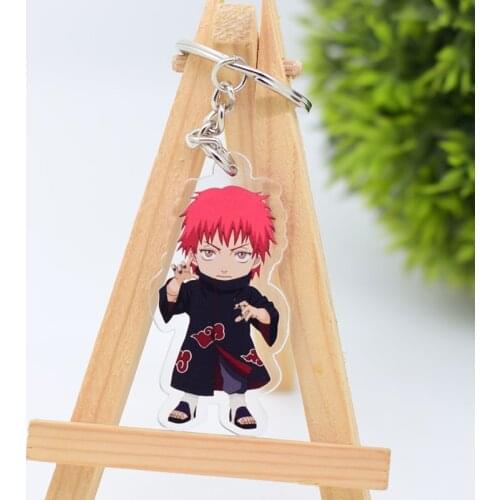 Cute Classic Anime Characters Keychain Double-side Acrylic Key Ring WL0181