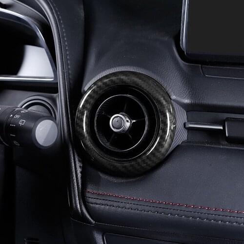 For Mazda 2 Demio DL Sedan DJ Hatchback 2015 2016 2017 ABS Central console Air Conditioning Outlet Ring Air Outlet Cover Trim