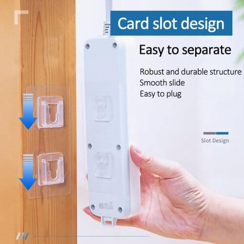 Home Double-Sided Adhesive Wall Hooks Hanger Strong Waterproof Hooks Suction Cup Sucker Wall Storage Holder For Kitchen Bathroom