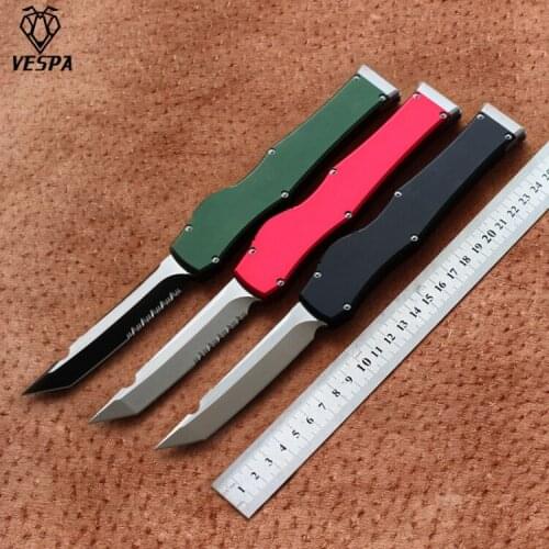 VESPA Version Knife Blade:D2 Handle:Aluminum,survival outdoor EDC hunt Tactical tool dinner kitchen knife