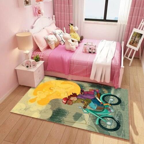 Cute Print Bathroom Carpet Baby Crawling Mat Rug Quality Large Size Chindren Bath Mat Floor Rug Sofa Carpet Easy Wash Mat Pads