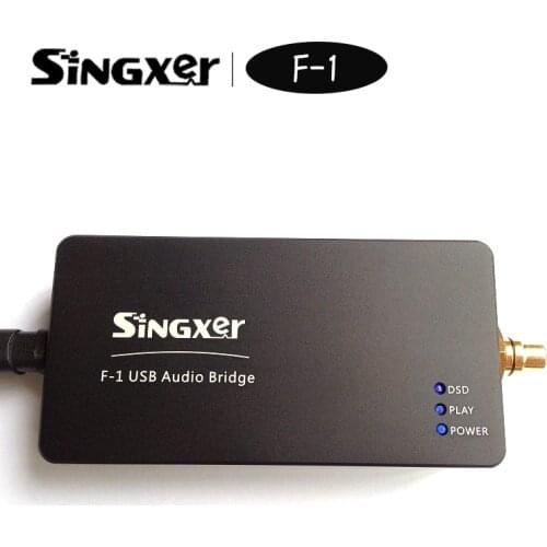 SINGXER F-1 XMOS USB digital interface Module with XU208 chip High end U8 upgraded version with CNC Aluminum Protective Case