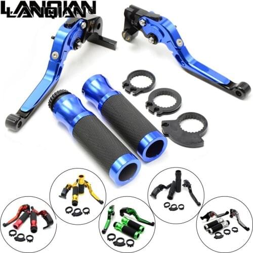 Motorcycle Brakes Clutch Adjustable Levers & handlebar handle bar For Yamaha FZ1 2006-2015 FZ6 2004-2010 XJ6 2009-2015 FAZER