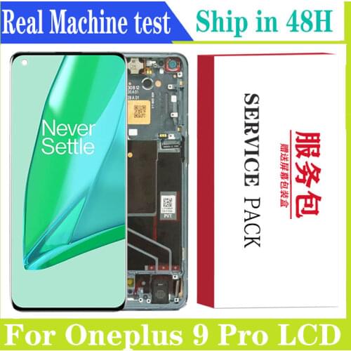 Orignal test 6.7''Amoled For OnePlus 9 Pro LCD Screen Display+Touch Panel Digitizer For OnePlus 9 pro LCD