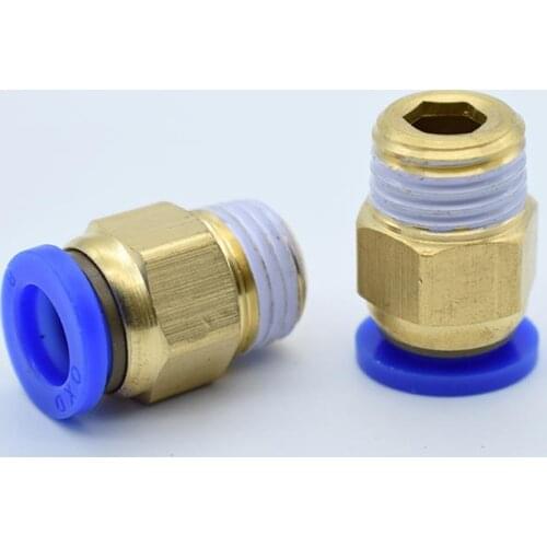 PC4PC6PC8PC10PC12-M5 Straight Push In Pneumatic Fitting To Connect Air Compressor Parts