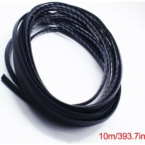 10M Car Door Edge Guards Strip U-Shape Carbon Fiber Seal Protector Sealing Strip Car Sticker Styling Trim Molding Accessories