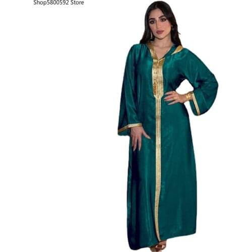 2021 Ramadan Dubai Abayas For Women Caftan Marocain Turkey Muslim Fashion Hooded Dresses Jalabiya Islamic Clothing Kimono