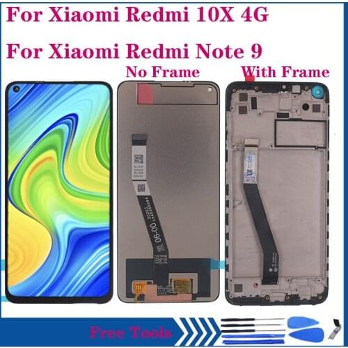 6.53“ Original Display For Xiaomi Redmi Note 9 10X 4G LCD Display Touch Screen Digitizer Assembly M2003J15SG Replacement Parts