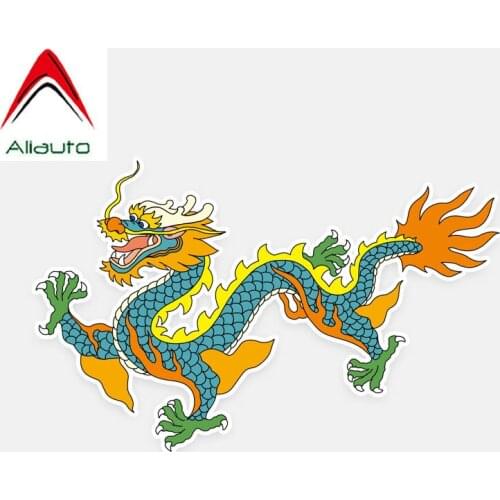 Aliauto Personalized Crawling Dragons PVC Car Sticker Animal Decal for Mercedes Motorcycle Honda Toyota Renault,15cm*9cm