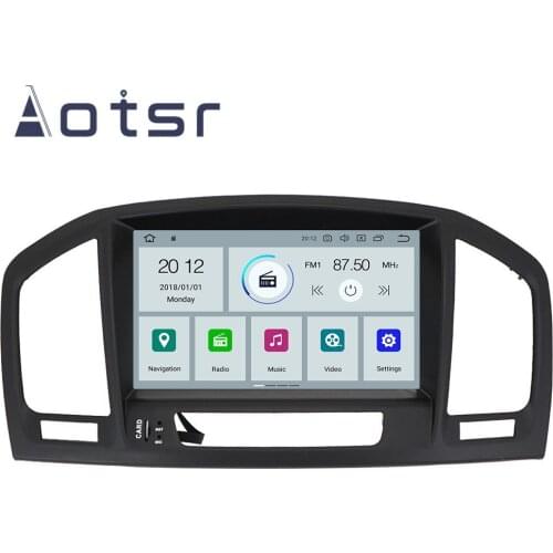 Android 9.1 IPS Car Radio Player GPS Navigation For Opel Vauxhall Insignia 2008-2013 Head Unit Multimedia Player Tape Recorder