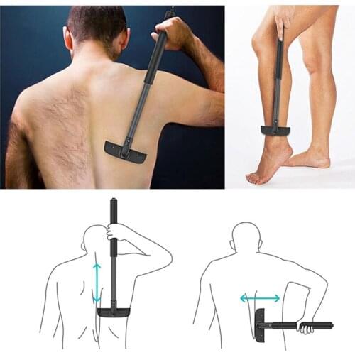 Adjustable Retractable Men Back Shaver Not asking for people Back Hair Trimmer lasting durable Back Razor