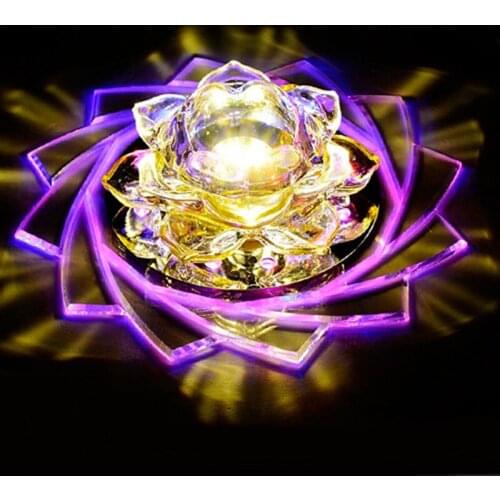 3W Led crystal ceiling lamp entrance hallway aisle corridor ceiling light modern lighting