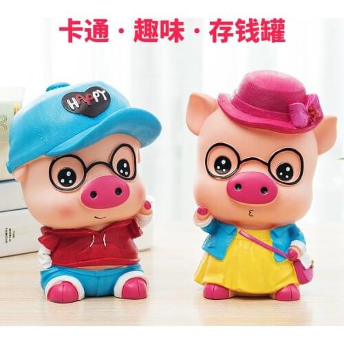 Piggy Coin Bank Money Box Drop-Resistant Lovely Saving Box