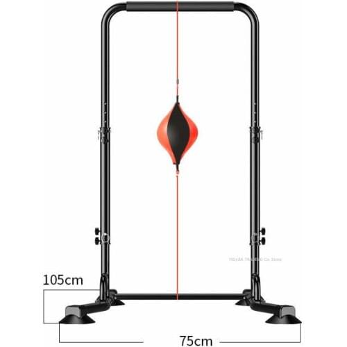 Indoor Horizontal Bar with Boxing, Pull-up Frame Single Pole Sports Hanger Family Fitness Equipment Children Increase Joist rods