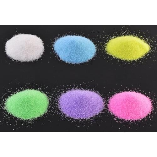 Quartz Sand Fairy Garden Artificial Powder Mini Tree Snow Micro Landscape Decoration Christmas Sand Table Accessories 24g/Pack