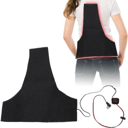 USB Charged Vest Heating Sheet 5V Alloy Fiber Electric Clothes Heating Pad For Vest Jacket Adjustable DIY Warm Gear Winter