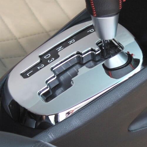 For KIA RIO K2 2011 2012 2013 ABS chrome trim MT/AT gear stick shift car special post plating decoration model car accessories