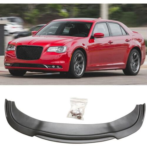 Loyalty for 2015-2020 Chrysler 300C RT Front Bumper Lip Splitter Double-Deck Matte Black Car Accessories