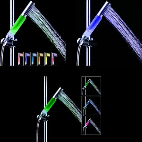 3 Color Temperature Sensor LED Sprinkler Bar with Automatic Shower Spray Head