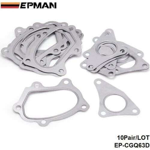 Turbo Turbine Inlet & Outlet Gasket For SUBARU Impreza WRX EP-CGQ63D