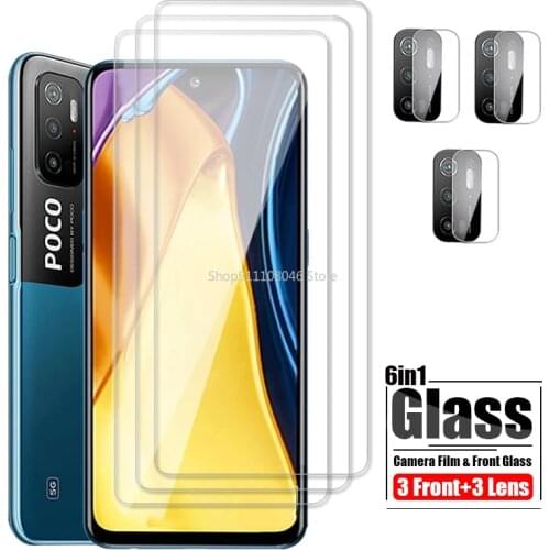 Screen Protector For Xiaomi Poco X3 Pro M3 Pro 5G Protective Glass For Xiaomi X 3 NFC F3 Xiami Pocox3 Camera Tempered Glas Film