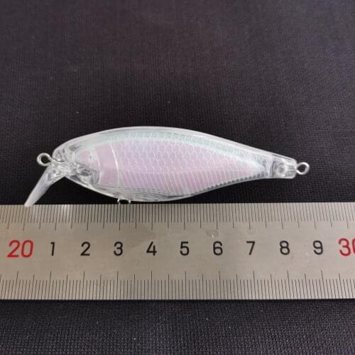 10pcs 90mm 10.8g Blank lures unpainted fishing lure blank minnow bait lure body