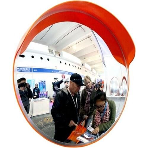 120cm outdoor convex mirror round plastic acrylic lens for road corner