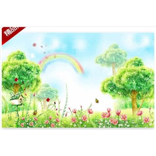 3d wallpaper Custom High end 3d murals wallpaper for walls 3 d Fresh blue sky and white clouds landscape wall paper room decor