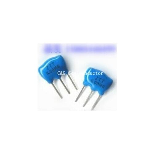 50pcs Ceramic Resonators ZTT 4MHZ 4.000MHZ 4M 3P DIP-3