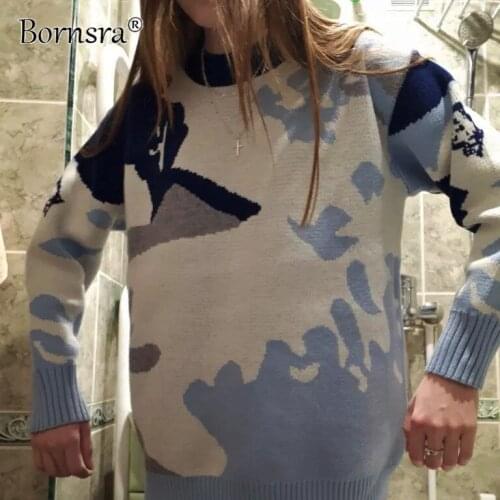 Женские свитера и кардиганы Bornsra China At AliExpress