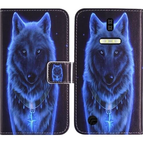 TienJueShi Cartoon Fashion Design Turn Stand Protect PU Leather Cover Shell Wallet Etui Skin Case For Oukitel WP2 6 inch