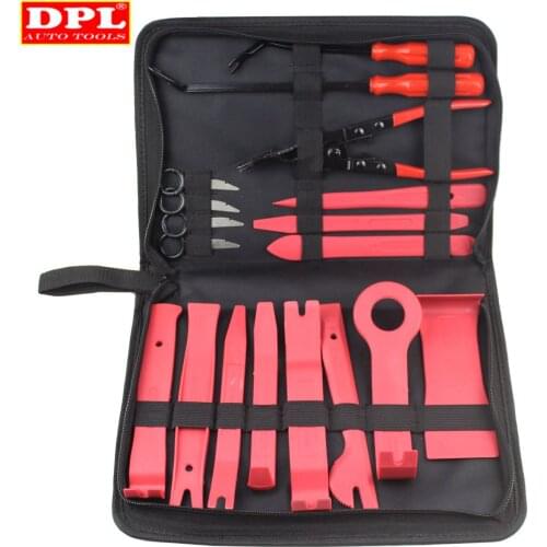 19pcs /Bag Car Disassembly Tools DVD Stereo Refit Kits Interior Plastic Trim Panel Dashboard Installation Removal Repair Tools