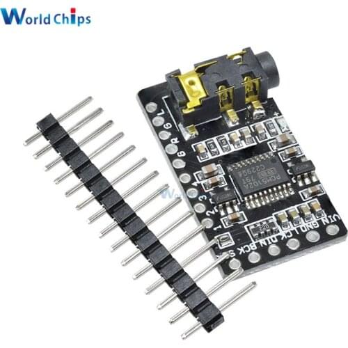 Interface I2S PCM5102 DAC Decoder GY-PCM5102 I2S Player Module For Raspberry Pi pHAT Format Board Digital Audio Board PCM5102
