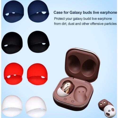 Soft Silicone Ear Tips For Samsung Galaxy Buds Live Wireless Earphone Buds Live Sleeve Eartips Earbuds Cover Caps Accessories