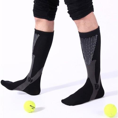5ps Antifatigue Unisex Compression Socks Flight Travel Anti-fatigue Knee High Stockings Anti Fatigue Magic Sock High Compression