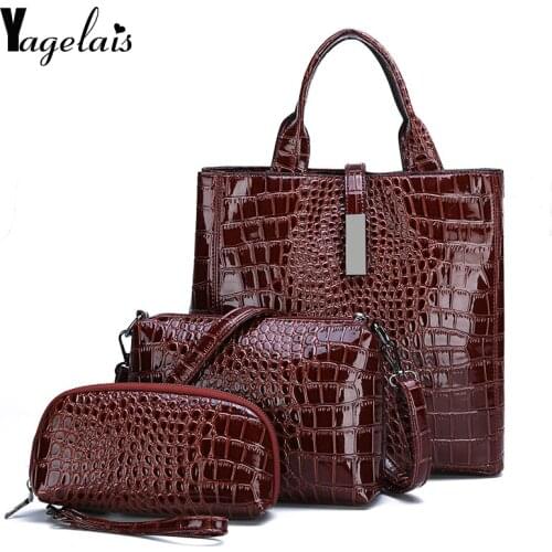 2019 Spring and summer New Personality Three-Piece Composite Bag Ladies Handbag New Fashion Casual Wild Shoulder Messenger Bag