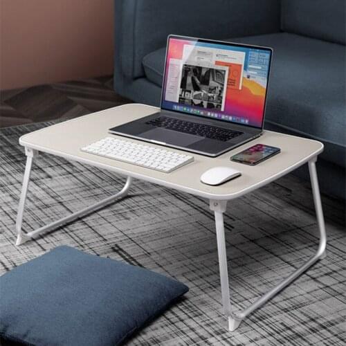 Portable Bed Sofa Laptop Table Notebook Holder Foldable Lazy Computer Table Dormitory Study Table Writing Desk Home Furniture