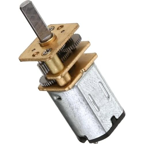 1Pc DC Geared Motor N20 30/600/1000/1200RPM DC3/6/12V Micro Deceleration Gear Reducer Motor For Electronic Locks Mayitr