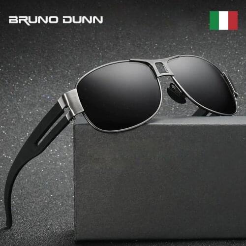 Bruno Dunn Sunglasses Men polarized Brand Design Sun Glases 2019 Sunglases oculos de sol masculino lunette soleil homme aviation